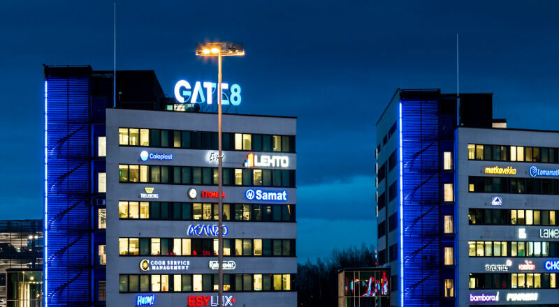 Gate8 on yksi pääkaupunkiseudun parhaista toimistokohteista, katso lisää uudesta Pääkaupunkiseudun toimitilat -julkaisusta!